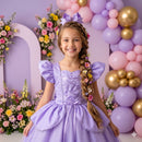 Fantasia/ Vestido Mini Miss Longo Rapunzel