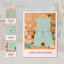 JARDINEIRA ROMPER MACACÃO DE TRICOT LUXO PARA MENINO E MENINA TAMANHO M