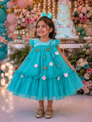Vestido de luxo jardim pra festa e aniversario