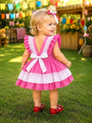 Vestido Luxo Infantil para Aniversário festa fotos