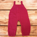 JARDINEIRA MACACÃO LONGO DE TRICOT TRABALHADO PONTO ARROZ PARA MENINO E MENINA