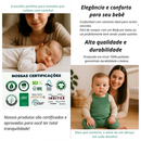 Jardineira Vira Pé Macacão de Tricot Trabalhado Luxo Para Bebê Menino e Menina