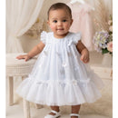 Vestido Infantil Branco Jardim Encantado Luxo