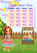 Vestido Junino Nicole festa junina