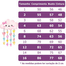 Vestido Infantil Chuva de Amor Colorido Circo Cinto Pérolas