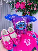 Vestido Infantil Temáticos Luxo Lilo e Stitch