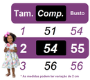 Vestido Infantil Branco Jardim Encantado Luxo