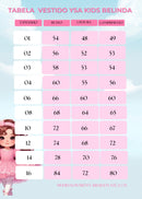 Vestido Infantil Menina Rose Babado Glitter Luxo Acompanha Laço BRINDE Casamento Daminha Formatura