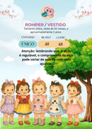 Romper/Vestido Princesa Belli Alice no Pais das Maravilhas