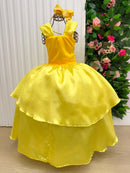 Fantasia Princesa Belli Princesa Amarela Longa