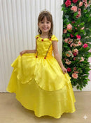 Fantasia Princesa Belli Princesa Amarela Longa