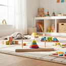 Torre de Hanoi Brinquedo educativo infantil em Madeira e EVA Pedagógico
