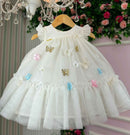 Vestido Vila Lele Jardim das Borboletas Baby Liz