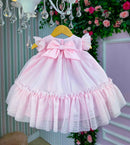 Vestido Vila Lele Jardim das Borboletas Baby Liz