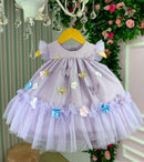 Vestido Vila Lele Jardim das Borboletas Baby Liz