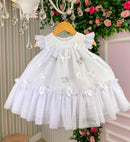 Vestido Vila Lele Jardim das Borboletas Baby Liz