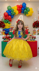 Vestido Marie Temático infantil kids