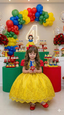 Vestido Marie Temático infantil kids