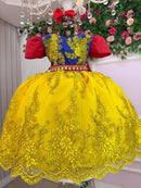 Vestido Marie Temático infantil kids