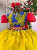 Vestido Marie Temático infantil kids