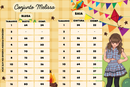 Conjunto Junino Miss Cherry Melissa Xadrez Amarelo