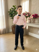 Conjunto infantil Social Calça Preta formatura aniversarios festas