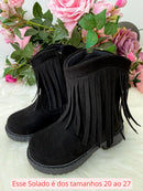 Bota\Coturno infantil StarPink Love Preto