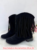 Bota\Coturno infantil StarPink Love Preto