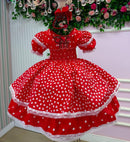 Vestido Junino Mimadine Luxo Larissa Vermelho
