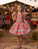 Conjunto infantil Mini Miss Junino Sertão Magico