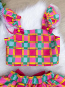 Conjunto infantil Mini Miss Junino Sertão Magico