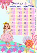 Vestido Mini Miss Temático Circo - Candy