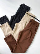 Calça em Alfaiataria Skinny Risca de Giz