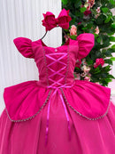 Fantasia/ Vestido Mini Miss Longo A Bela Adormecida - Aurora Pink