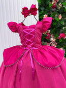 Fantasia/ Vestido Mini Miss Longo A Bela Adormecida - Aurora Pink