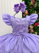 Fantasia/ Vestido Mini Miss Longo Rapunzel