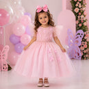 Vestido Menina Bonita Maju Rosa
