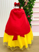 Fantasia/ Vestido Mini Miss Longo Princesa Maça