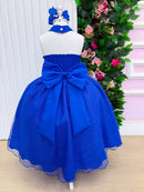 Vestido Longo Âmbar Azul Royal formatura festa aniversario